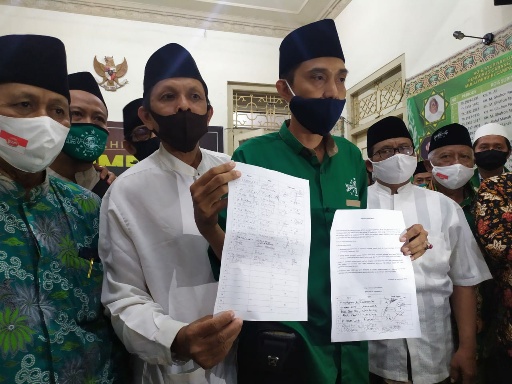 Coba Dirongrong, MWCNU Surabaya Solid Dukung Kepemimpinan KH Mas Sulaiman Nur dan KH Muhibbin Zuhri