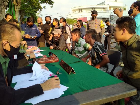 64 Warga Terjaring Razia Protokol Kesehatan di Kabupaten Jombang