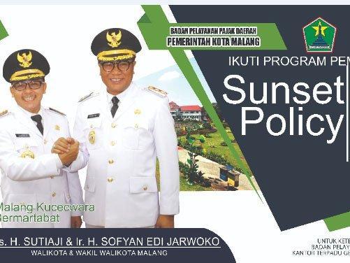 Program Sunset Policy Kota Malang Ada Kemungkinan Diperpanjang