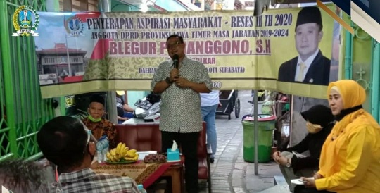 Blegur Prijanggono Jawab Kebutuhan Warga Nahdliyin di Kupang Krajan Surabaya