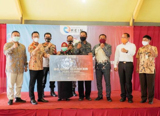 Dukung Jatim Bermasker, PT Regas Energitama Infrastruktur Sumbang 25 Ribu Masker