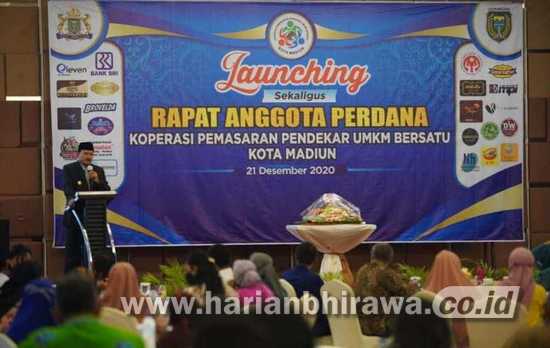 Wali Kota Madiun Launching Koperasi Pemasaran Pendekar UMKM Bersatu