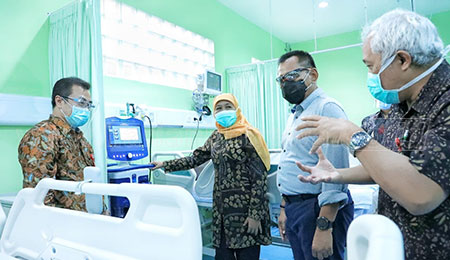 Pertama di Indonesia, Gubernur Khofifah Resmikan IGD Penyakit Menular RSUD Dr Soetomo