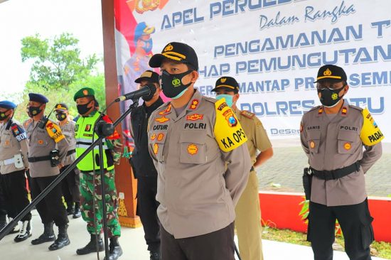 Polres Batu Kirim dan Siagakan 265 Personel Amankan PNK