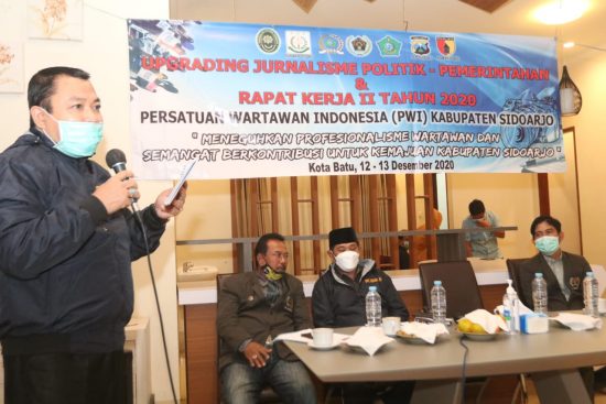 DPRD Sidoarjo Gandeng Wartawan Ciptakan Kondisifitas Pasca Pilkada