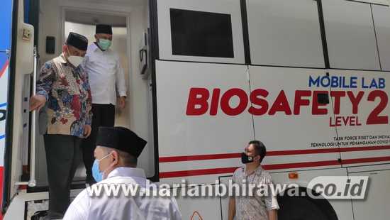 Persingkat Waktu Uji Swab Test, BPPT Luncurkan Bus BSL 2 di Jombang
