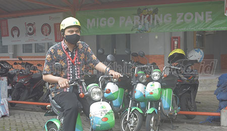 Tingkatkan Greenmetric, Undika Sediakan Migo Bike