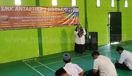 Pembukaan PPDB SMK Antartika 2 Diawali Doa Bersama