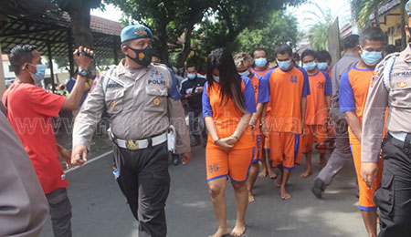 Sepanjang Januari 2021, Polres Jombang Bekuk 41 Tersangka Kasus Narkoba