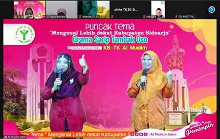 Siswa KB-TK Al Muslim Belajar Mengenal Lebih Dekat Kabupaten Sidoarjo
