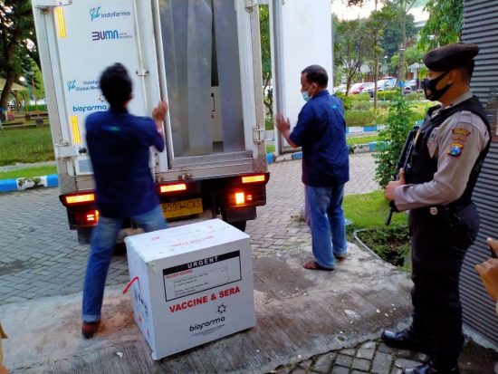 Vaksin Sinovac Tahap Kedua Tiba di Kabupaten Jombang