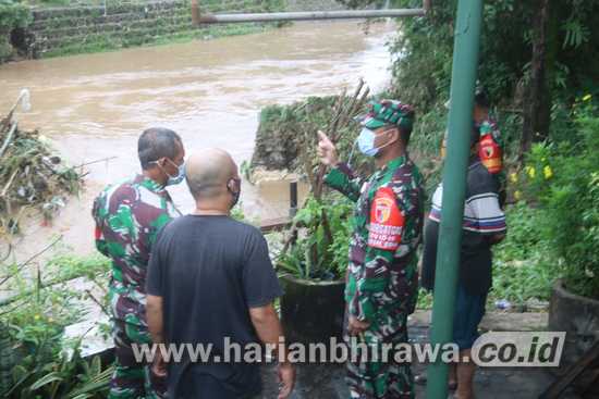 Dandim 0814 Jombang Pantau Perkembangan Banjir Mojoagung