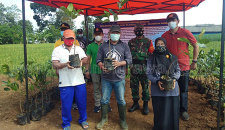 Perkuat Konservasi Mata Air, DLH Jombang Tanam Pohon di Desa Pakel Kecamatan Bareng
