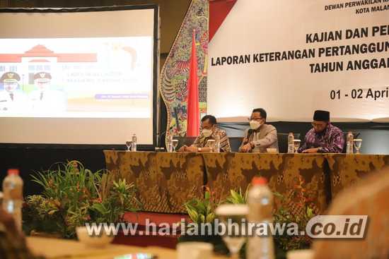Wali Kota Malang Hadiri Kajian dan Penelaahan LKPJ Tahun Anggaran 2020