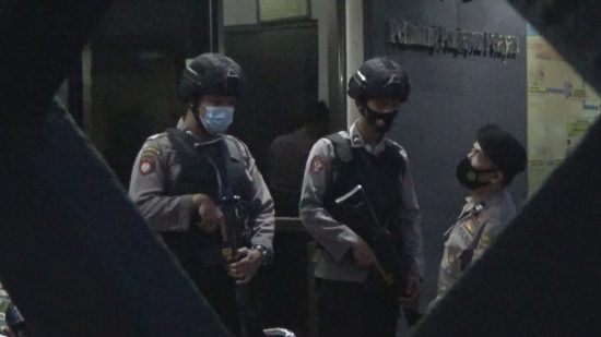 Polres Jombang Perketat Penjagaan Pasca Penyerangan Terduga Teroris Mabes Polri