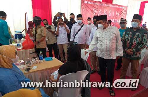 Sekjen DPP Gerinda Apresiasi Vaksinasi Massal DPC Gerindra Kabupaten Pasuruan