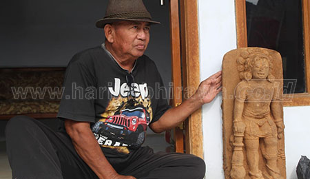 Setelah Arca Nandiswara, Arca Mahakala Ditemukan di Situs Pandegong Jombang