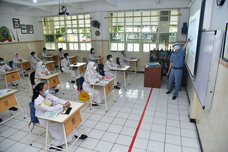 Sebanyak 49 SMP di Surabaya Belum Laksanakan PTM