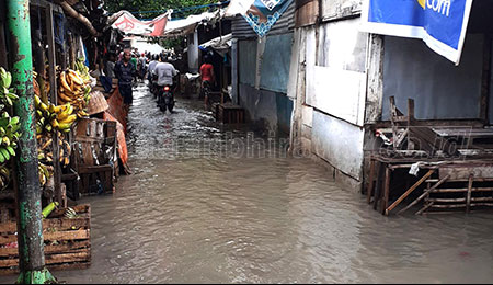 Pasar Gadingrejo dan Ratusan KK di Pasuruan Kebanjiran