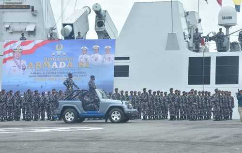 Hari Armada RI, Kasal Berpesan Prajurit TNI AL Jaga Terus NKRI