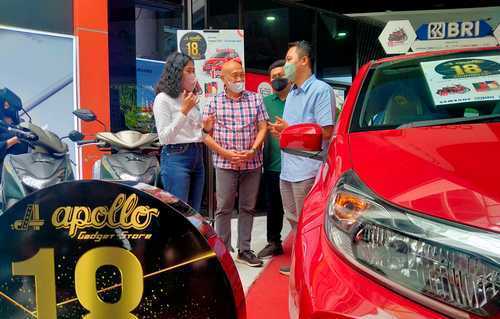 Gandeng BRI, Apollo Gadget Store Berikan Hadiah Mobil ke Warga Surabaya