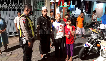 Satlantas Polrestabes Surabaya Temukan Anak Hilang Korban Kejahatan