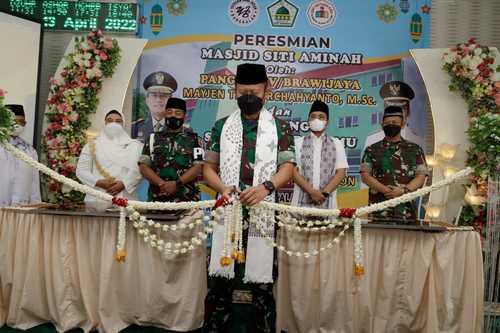 Pangdam V/Brawijaya Resmikan Masjid Siti Aminah dan Gedung SDIT Mutiara Ilmu