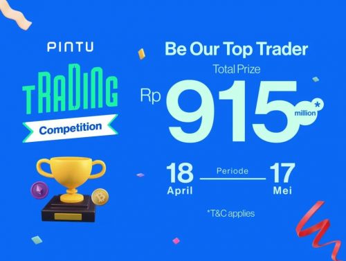 Aplikasi PINTU Gelar Trading Competition Berhadiah hingga Rp915 Juta