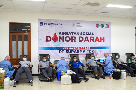 2-250 karyawan PT Suparma Tbk mengikuti aksi donor darah
