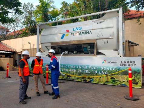 Subholding Gas Perdana Suplai LNG ISO Tank untuk Perhotelan di Bali