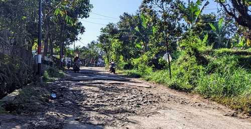 Lihat Kondisi Jalan, Warga Nyatakan Belum Merdeka dari Jalan Rusak di Bondowoso