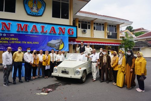 Mobil Listrik Bedjo EV Karya ITN  Kota Malang Dilaunching