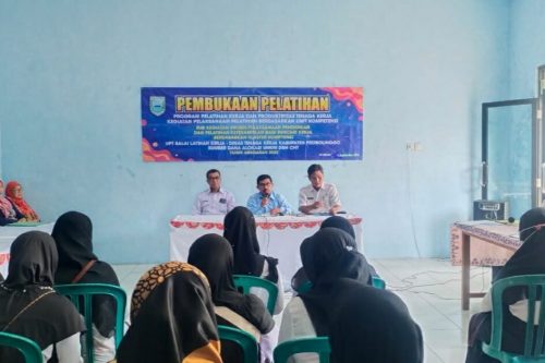 BLK Kraksaan Kabupaten Probolinggo Berikan Pelatihan Ketrampilan Pencari Kerja