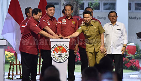 Presiden RI Joko Widodo Meresmikan AMN Surabaya