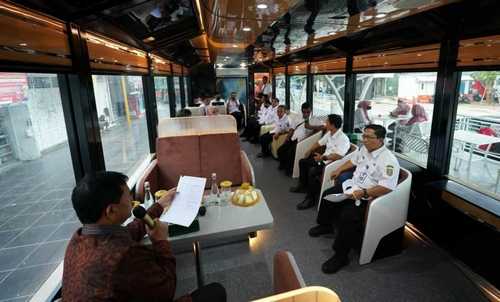 Wali Kota Madiun Pimpin Rakor di Lokasi Kuliner Kereta Bogowonto