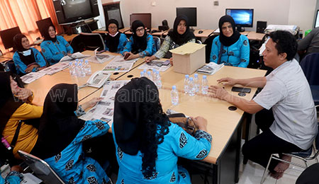 Sharing Ilmu Jurnalistik, IGP Tuban Kunjungi Kantor Redaksi Harian Bhirawa