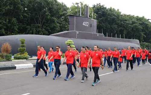 Pangkoarmada II Ajak Pimpinan Media Peringati Cap Go Meh dengan Olahraga