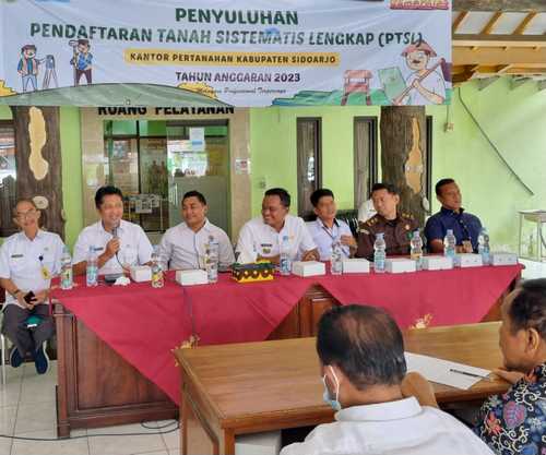 Program PTSL dan Mutasi PBB di Kabupaten Sidoarjo Berjalan Bersama