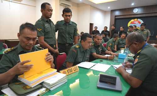 Korem 084/BJ Sukseskan Kegiatan Pos Audit Tim Itjen TNI AD