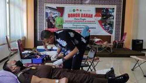Kejaksaan Negeri Bondowoso Gandeng PMI Gelar Donor Darah