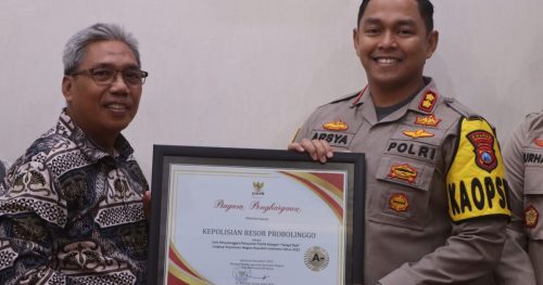 Polres Probolinggo Raih Penghargaan Pelayanan Prima Kemen-PANRB