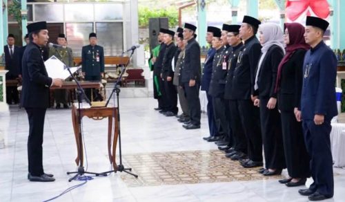 Bupati Madiun Lantik dan Kukuhkan 75 Pejabat di Lingkup Pemkab