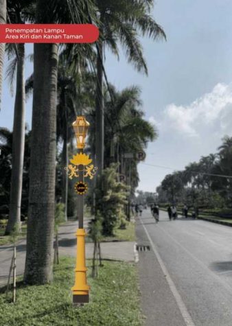 Terangi Jalan Ijen Universitas Muhammadiyah Malang Pasang 214 Titik Lampu Taman