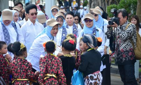 Kartika Basuki Dampingi Iriana Jokowi Edukasi Perilaku Hidup Sehat