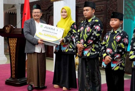 Harumkan Nama Daerah, Puluhan Kafilah Kabupaten Pasuruan Terima Reward
