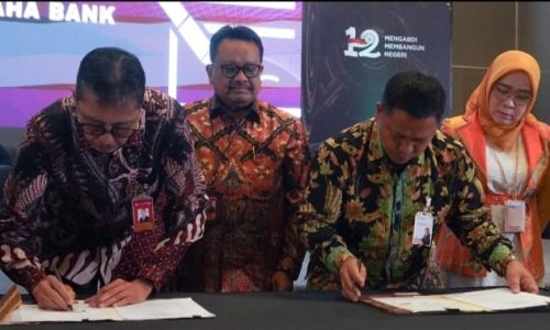 Bank Jatim Bersama Bank Lampung Teken MoU Pembentukan Kelompok Usaha Bank