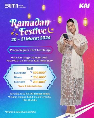 10-riq Gelar Ramadan Festive 2024, KAI Hadirkan Diskon Tiket Lebaran