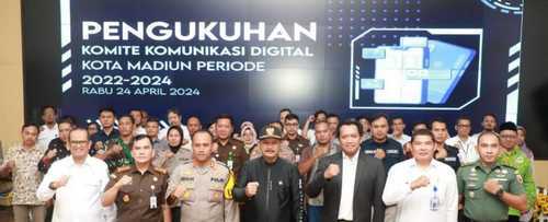 Wali Kota Madiun Kukuhkan Komite Komunikasi Digital