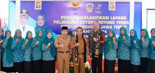 Desa Krandegan Nominator Lomba Pelaksana Gotong Royong Terbaik Jawa Timur 2024