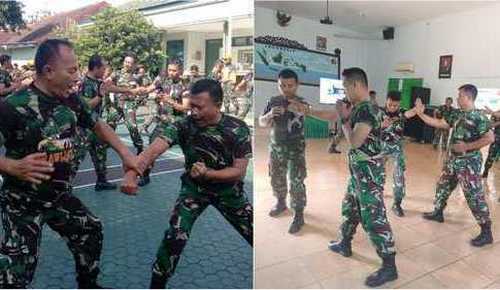 Kodim Surabaya Utara dan Surabaya Timur Asah Kemampuan Bela Diri Prajurit